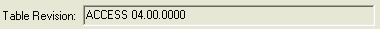 Access table example