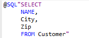 Embedded SQL Select