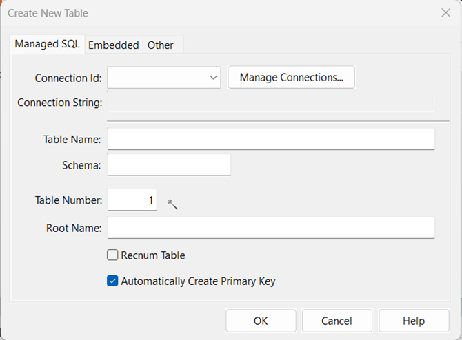 Automatic Primary Key Columns
