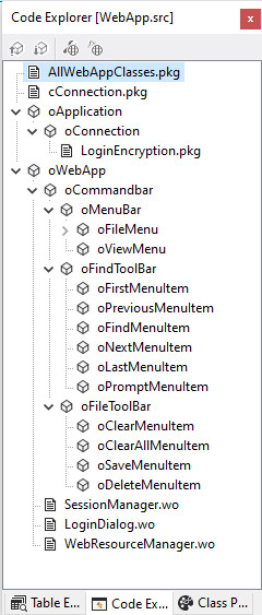 Code Explorer WebApp.src