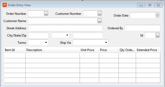 Rearranged Order View