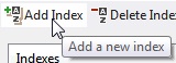 Add Index Toolbar Button
